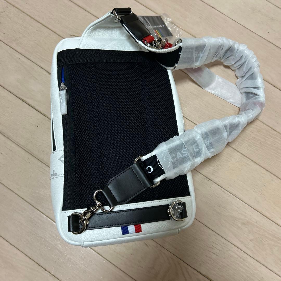 CASTELBAJAC ホワイト ショルダーバッグ