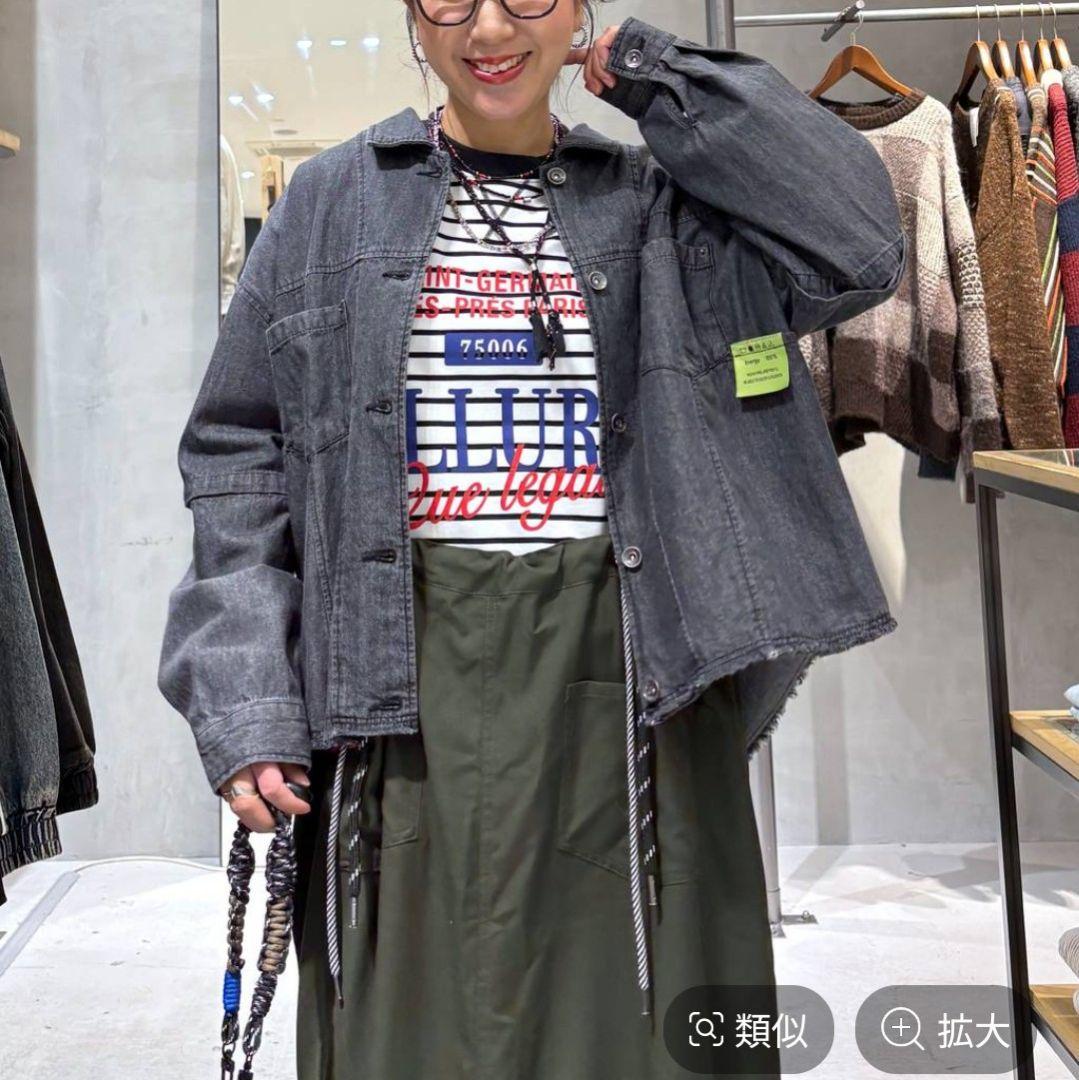 ニコアンド [be with M]Misayo デニムシャツジャケット