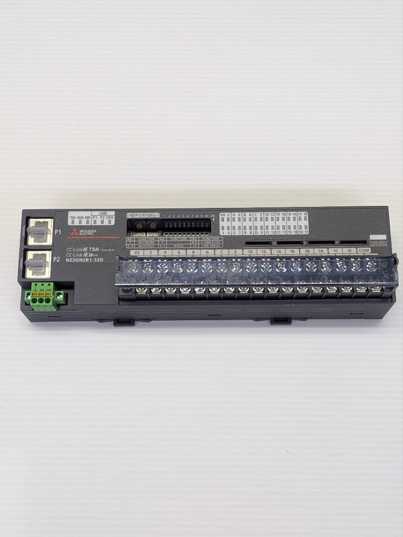 三菱電機CC-LinkIE TSNリモートI/O NZ2GN2B1-32D 2個