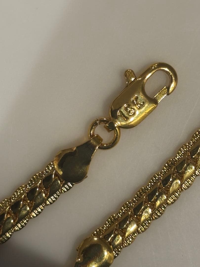 ゴールドネックレス　刻印あり　K18 50cm ネックレス 整理品