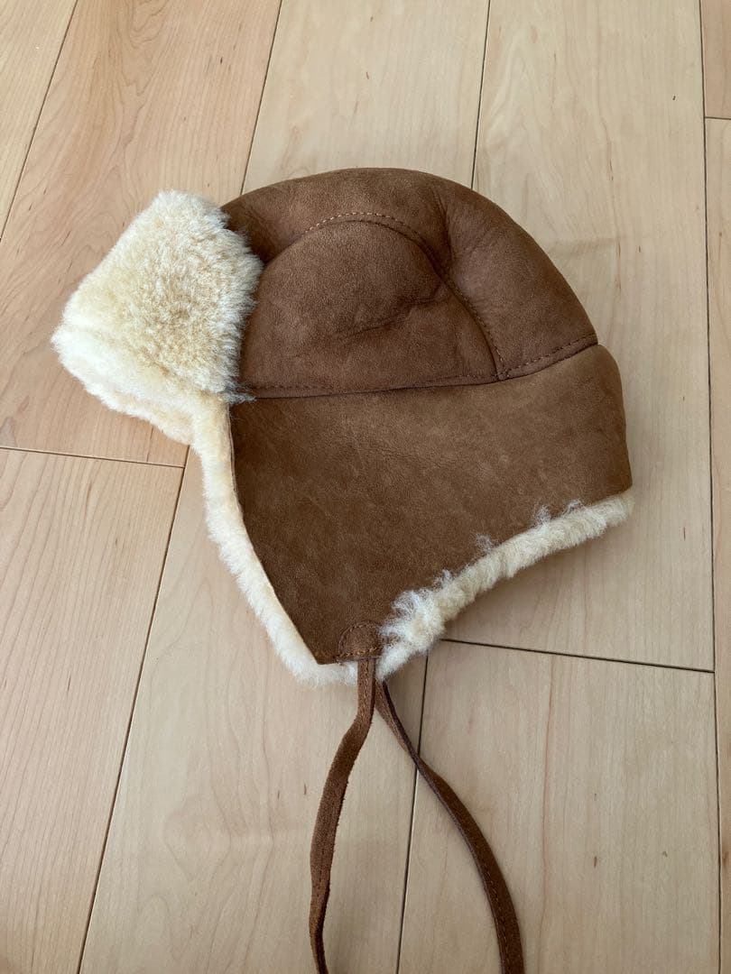 ムートンフライトキャップブラウン