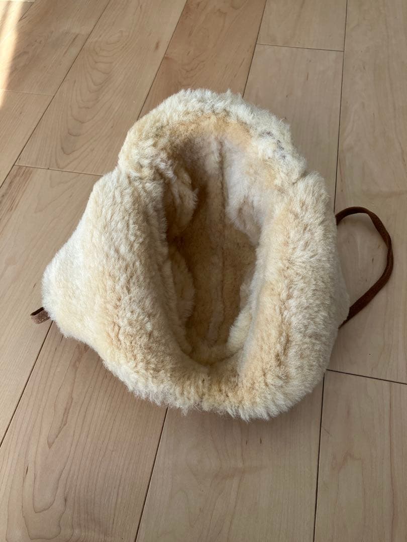 ムートンフライトキャップブラウン