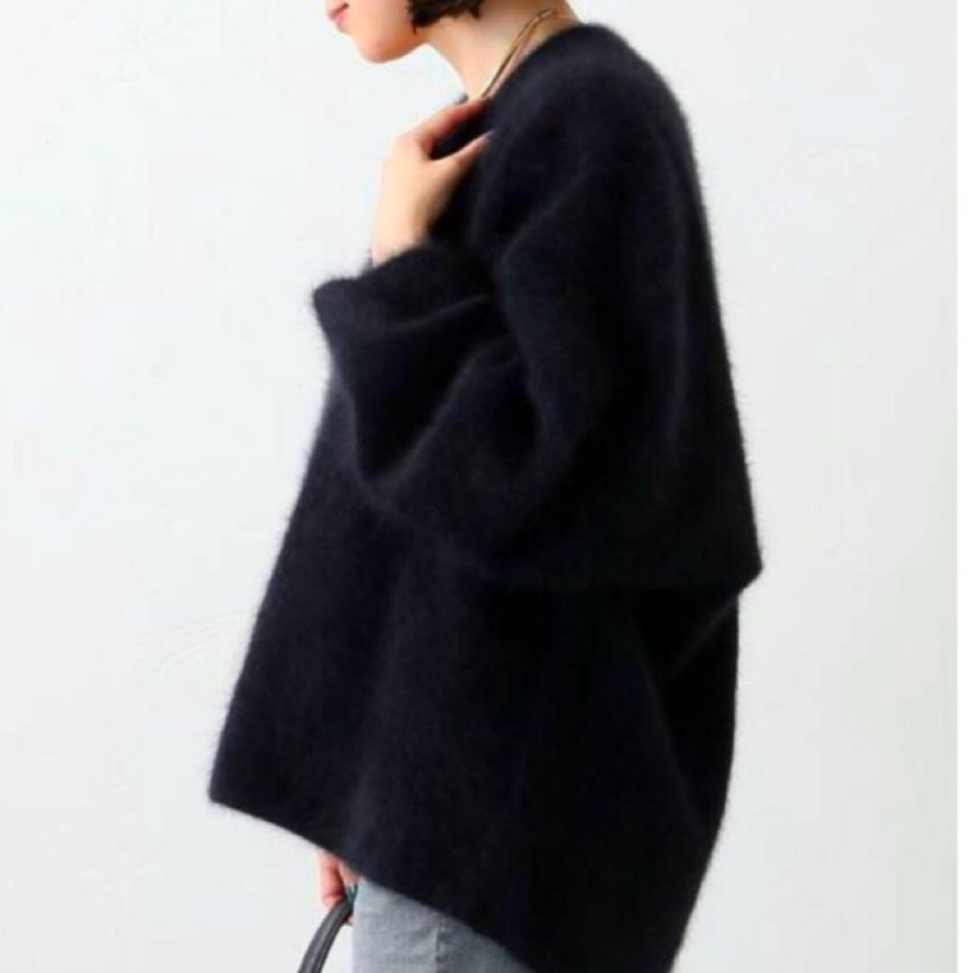 AP STUDIO SCENTOF Light FurVネックニット