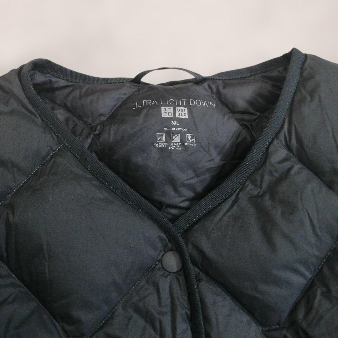 ユニクロ ウルトラライトダウンリラックスコート 3XL　ダークグリーン