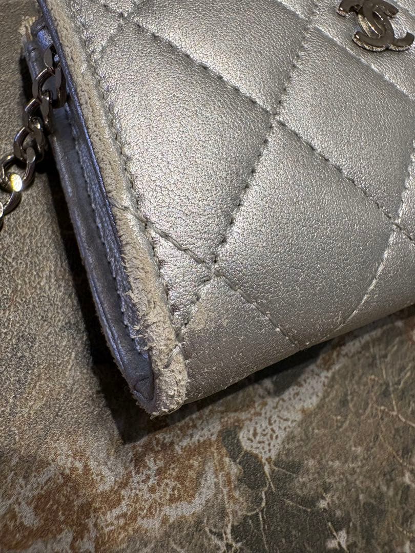 ⭐︎Renew Brand⭐︎ ！CHANEL シルバー 　キーケース