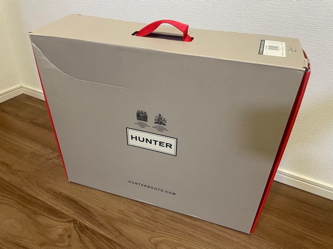 HUNTER ブラック ロングスノーブーツ