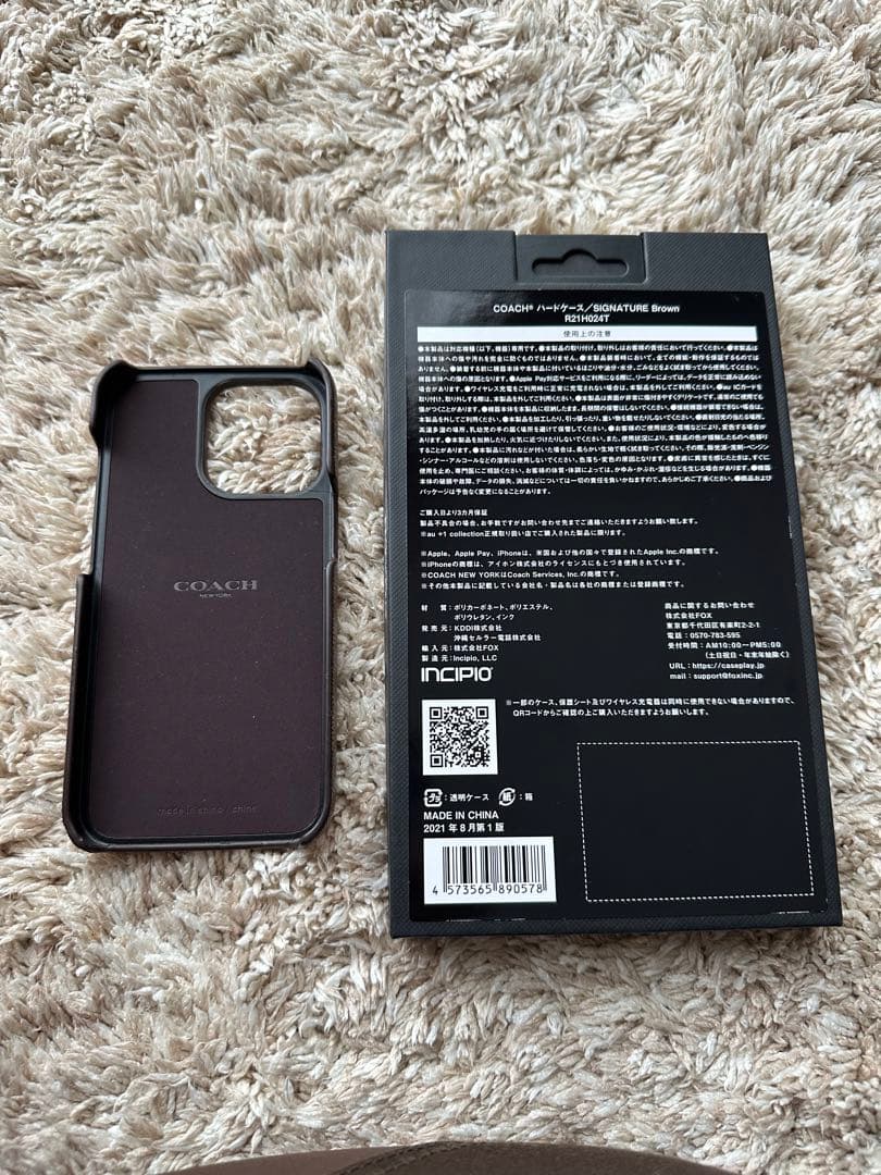 『COACH iPhone 13プロハードケース』