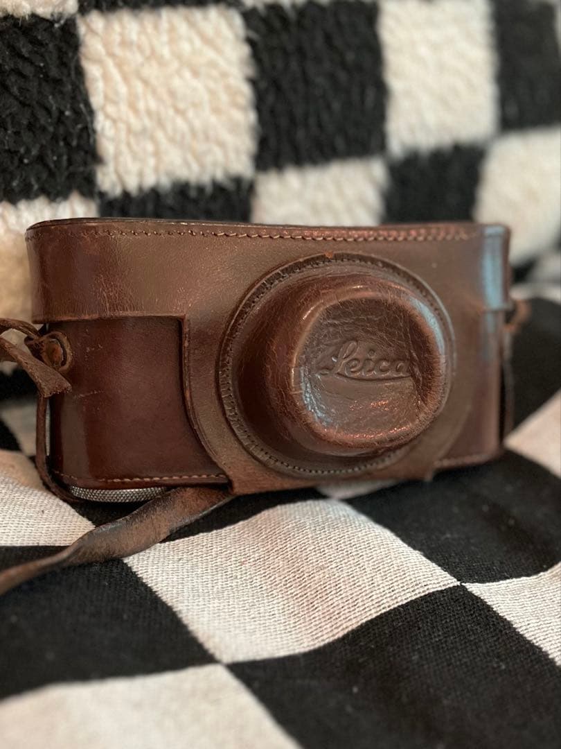 Leica Ⅲf バルナックライカ セルフタイマー 革ケース付き