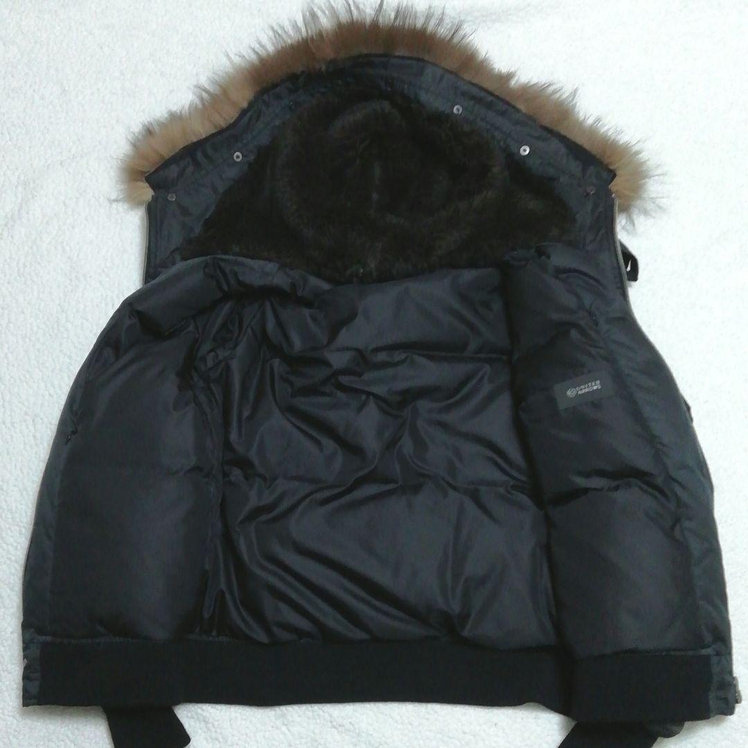 ユナイテッドアローズ N-2Bダウンジャケット(M)2wayリアルファーWジップ