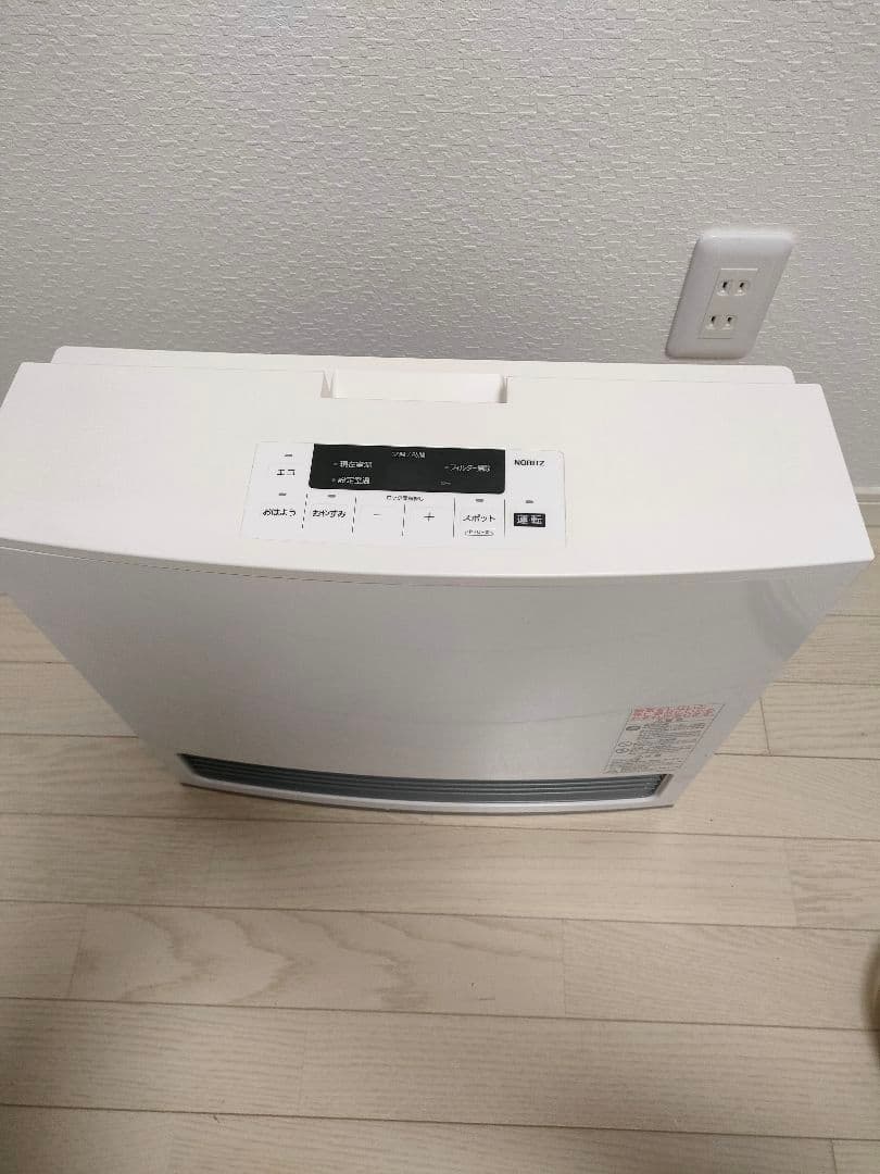 ノーリツ　ガスファンヒーター　GFH-4006S 都市ガス用　2022年製