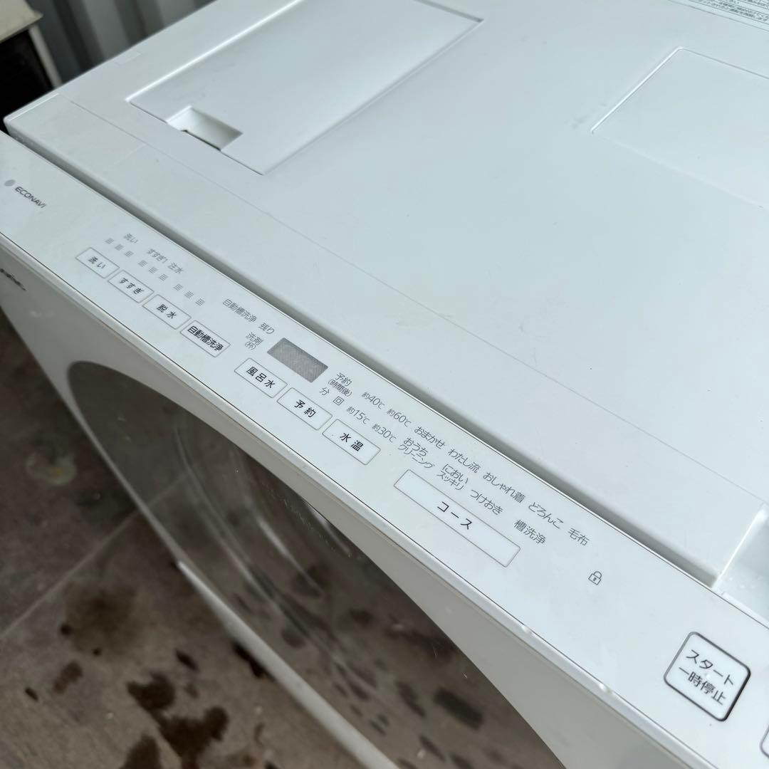 設置込み✨　パナソニック　ドラム洗濯機　キューブル　ホワイト　10kg