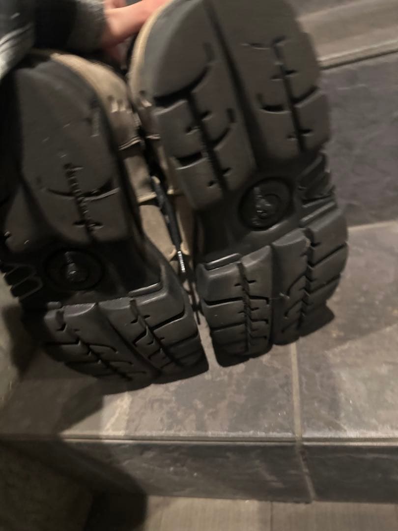 NEW ROCK 厚底ブーツ　M-106-C96 グレー