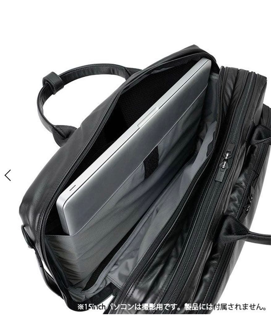 ⚫︎定価12万円‼️ PORTER BLACK 3WAY BRIEFCAS レザー