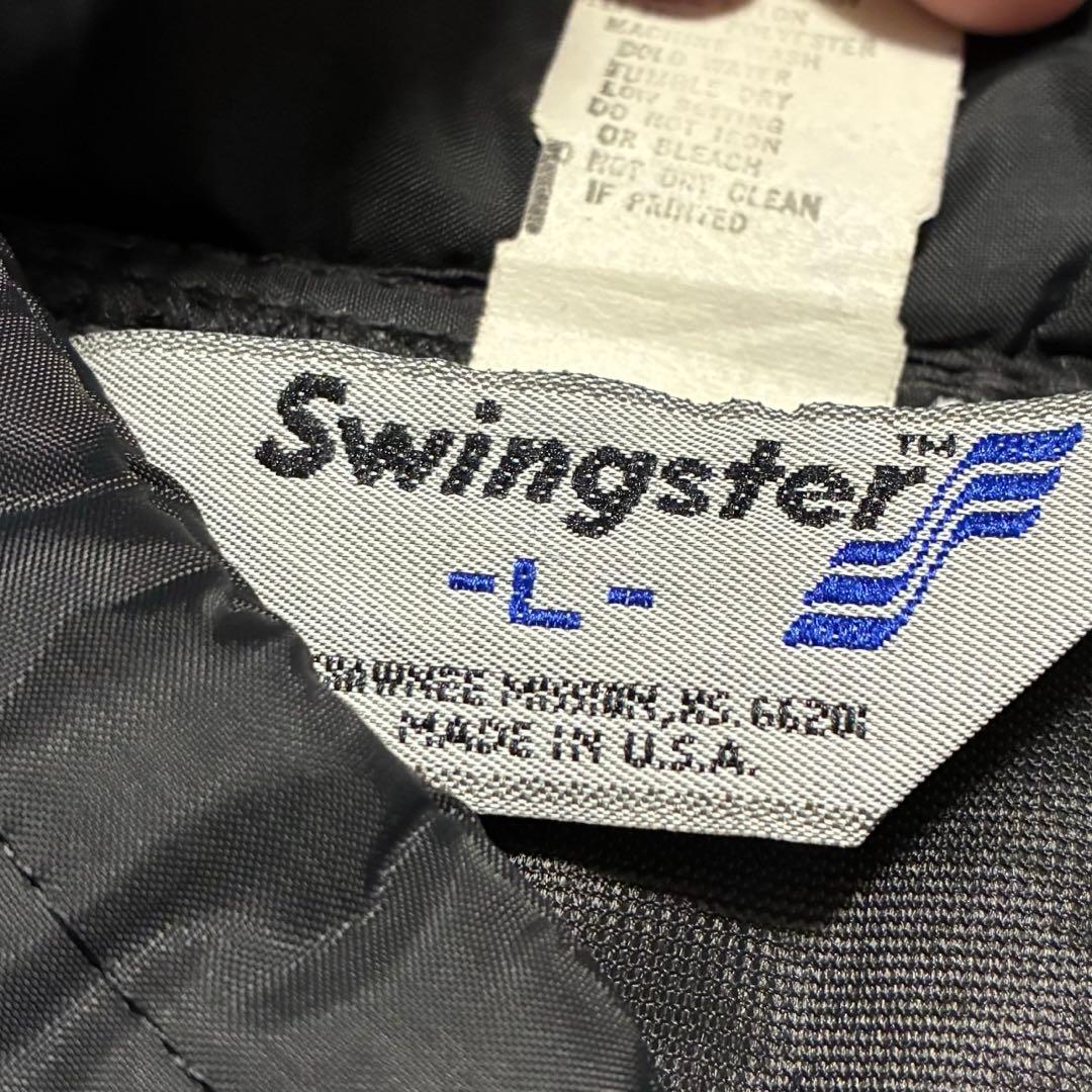 70S USA製 swingster ダウンベスト レーシングベスト L 中綿