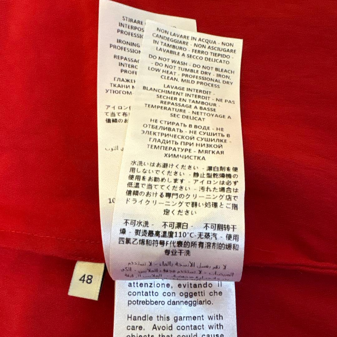 GUCCI マルチカラー　シルク半袖シャツ