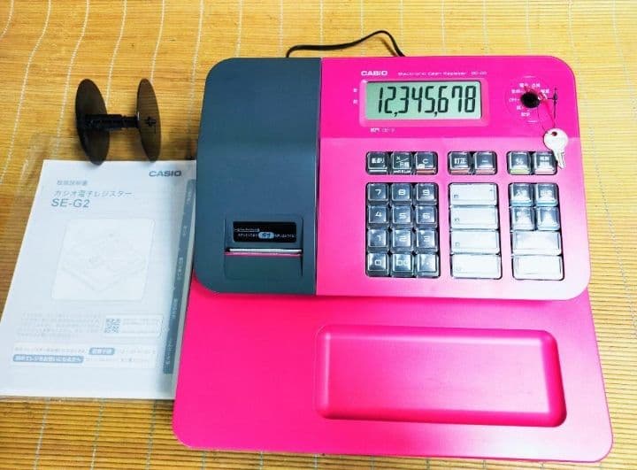 カシオレジスター　SE-G2　コンパクト　人気機種　感熱紙　036633