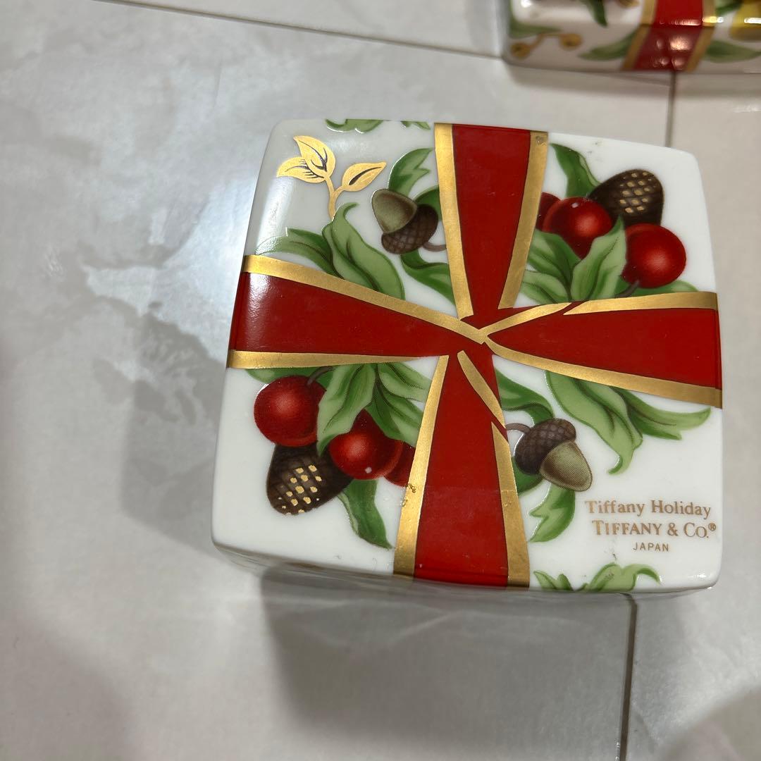 Tiffany＆Co ティファニー　陶器製　小物入れ　アクセサリーケース