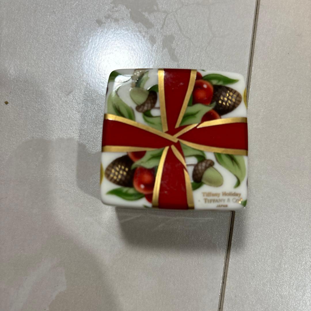 Tiffany＆Co ティファニー　陶器製　小物入れ　アクセサリーケース