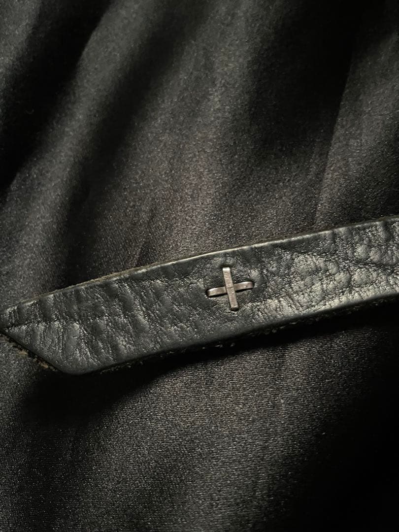 小物 m.a+ Leather Buckle Slim Belt Silver925