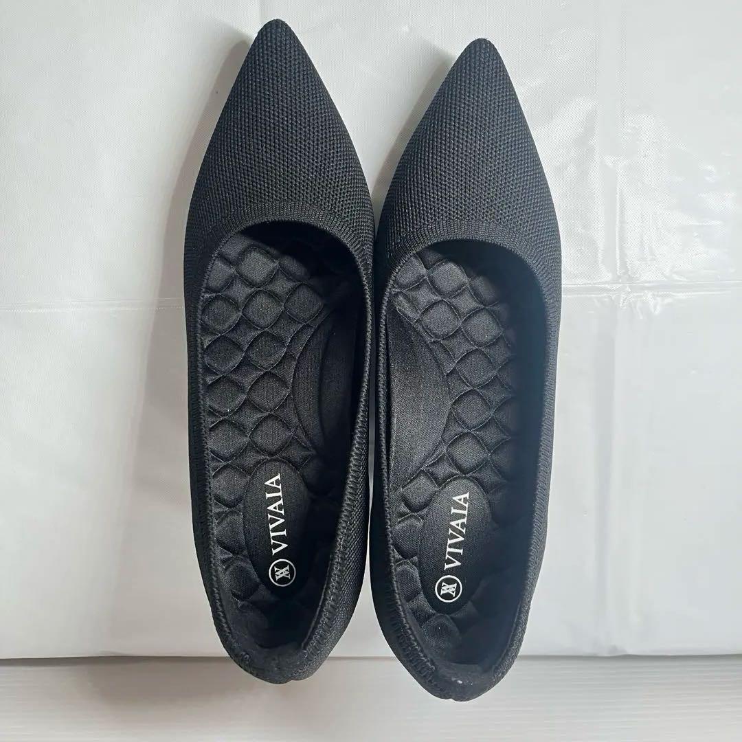【美品】Vivaia ウェッジソール ポインテッドトゥ 36(23㎝)