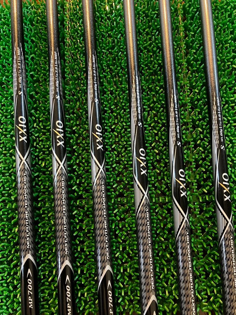 ゼクシオ7 MP700 カーボンシャフト フレックスS アイアンセット ６本