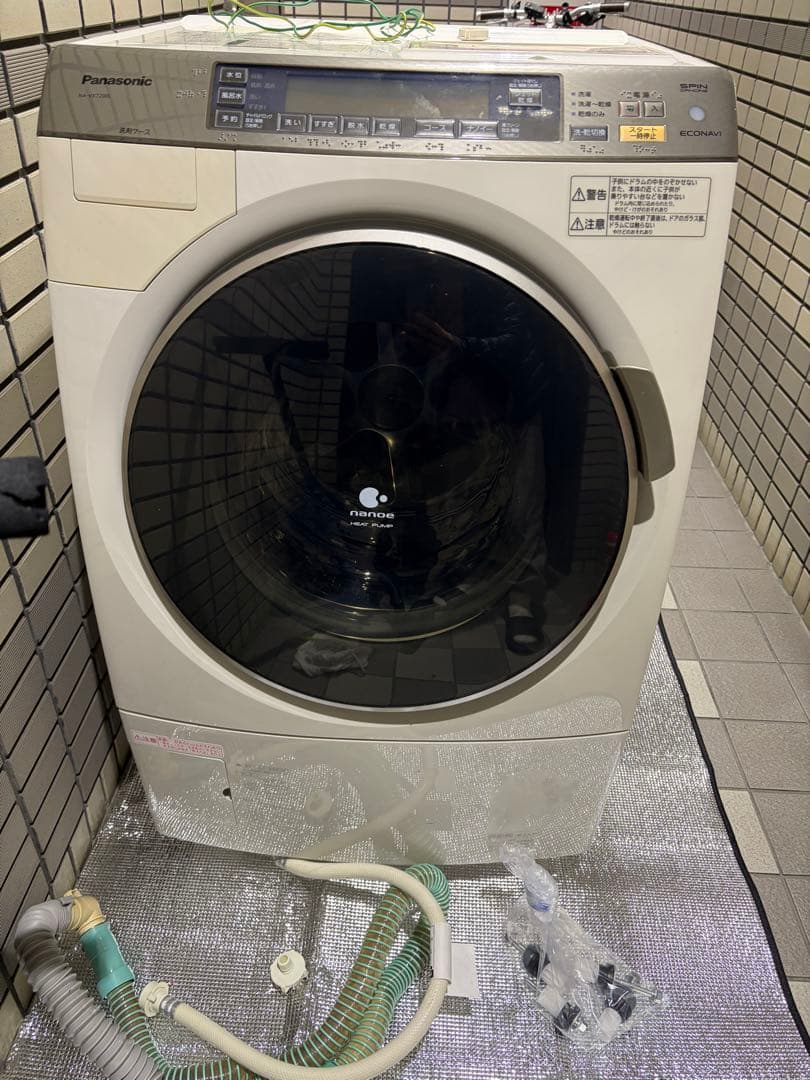 【大阪市在住　引取り可】ドラム式洗濯機 パナソニックNA-VX7200L 左開き