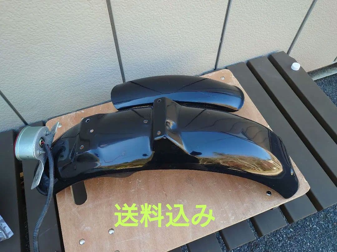 w650 社外フェンダー前後テールランプ付き