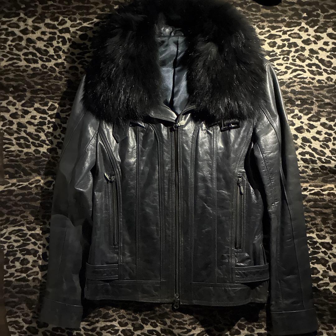 TORNADO MART ファー ジャケット 着画あり