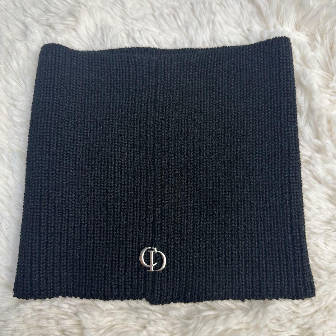 極美品 クリスチャンディオール CHRISTIAN DIOR ネックウォーマー