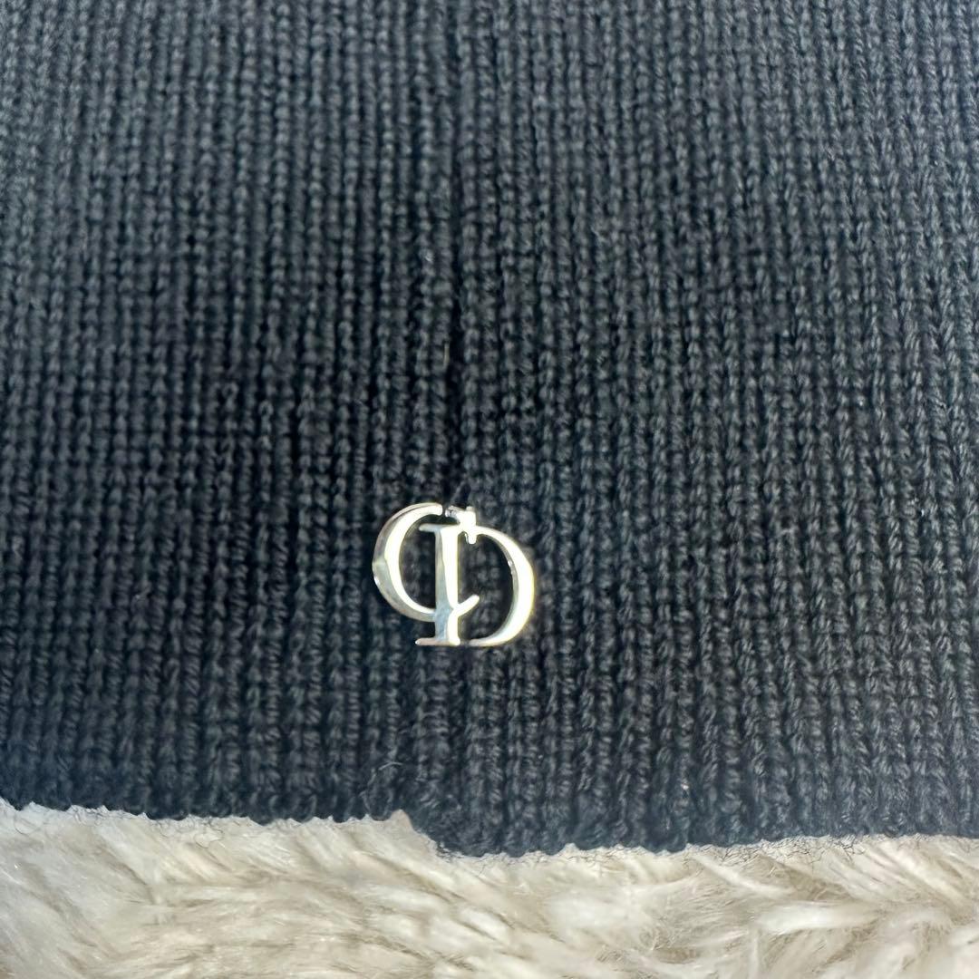 極美品 クリスチャンディオール CHRISTIAN DIOR ネックウォーマー