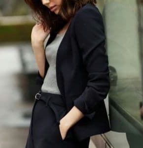 【美品♡カラーレス】プラステ　バックサテンストレッチ　パンツスーツ　セットアップ