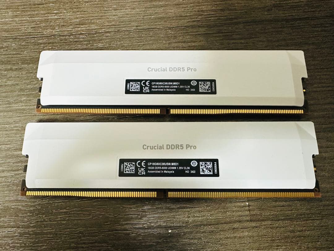 メモリー Crucial DDR5 16GBx2 DDR5-6000