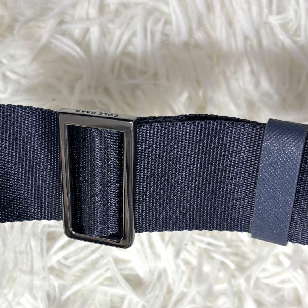 現行 未使用級 コールハーン スローン トート サフィアーノレザー ネイビー