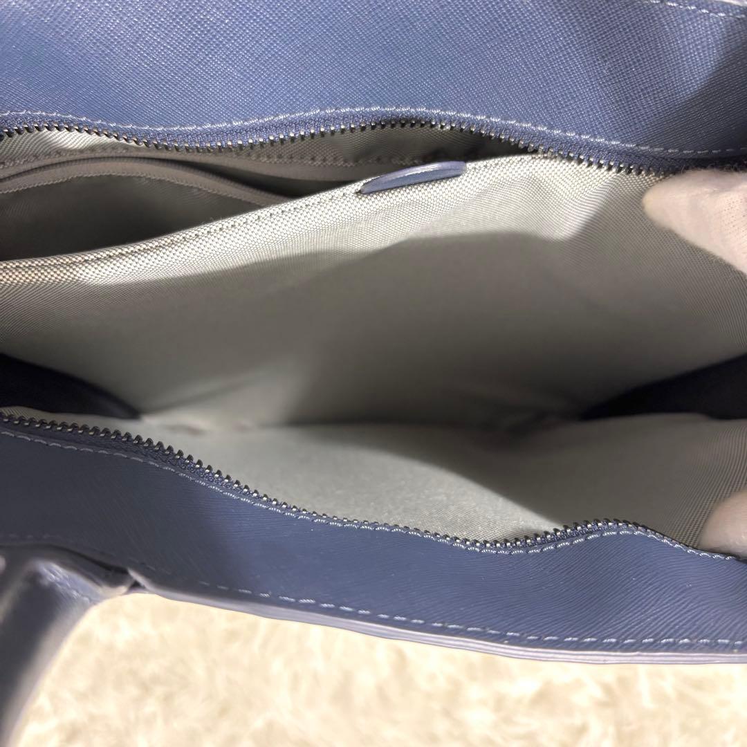 現行 未使用級 コールハーン スローン トート サフィアーノレザー ネイビー