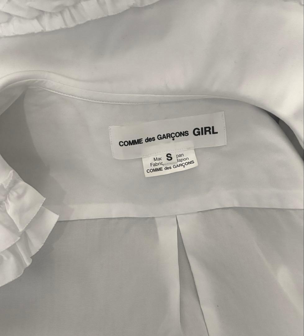 コムデギャルソン　GIRL 綿　定番シャツ　S