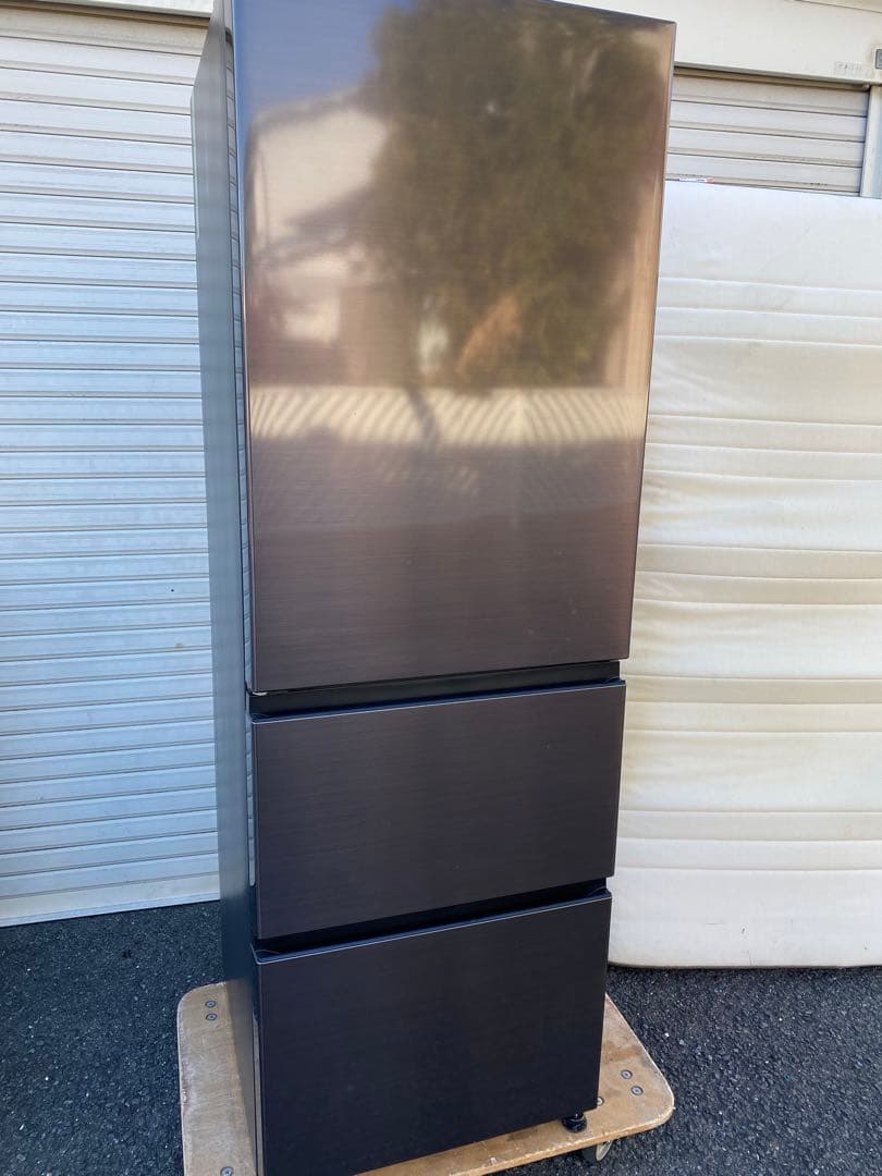 HITACHI ノンフロン冷蔵庫 R-V38NVL(K) 375L