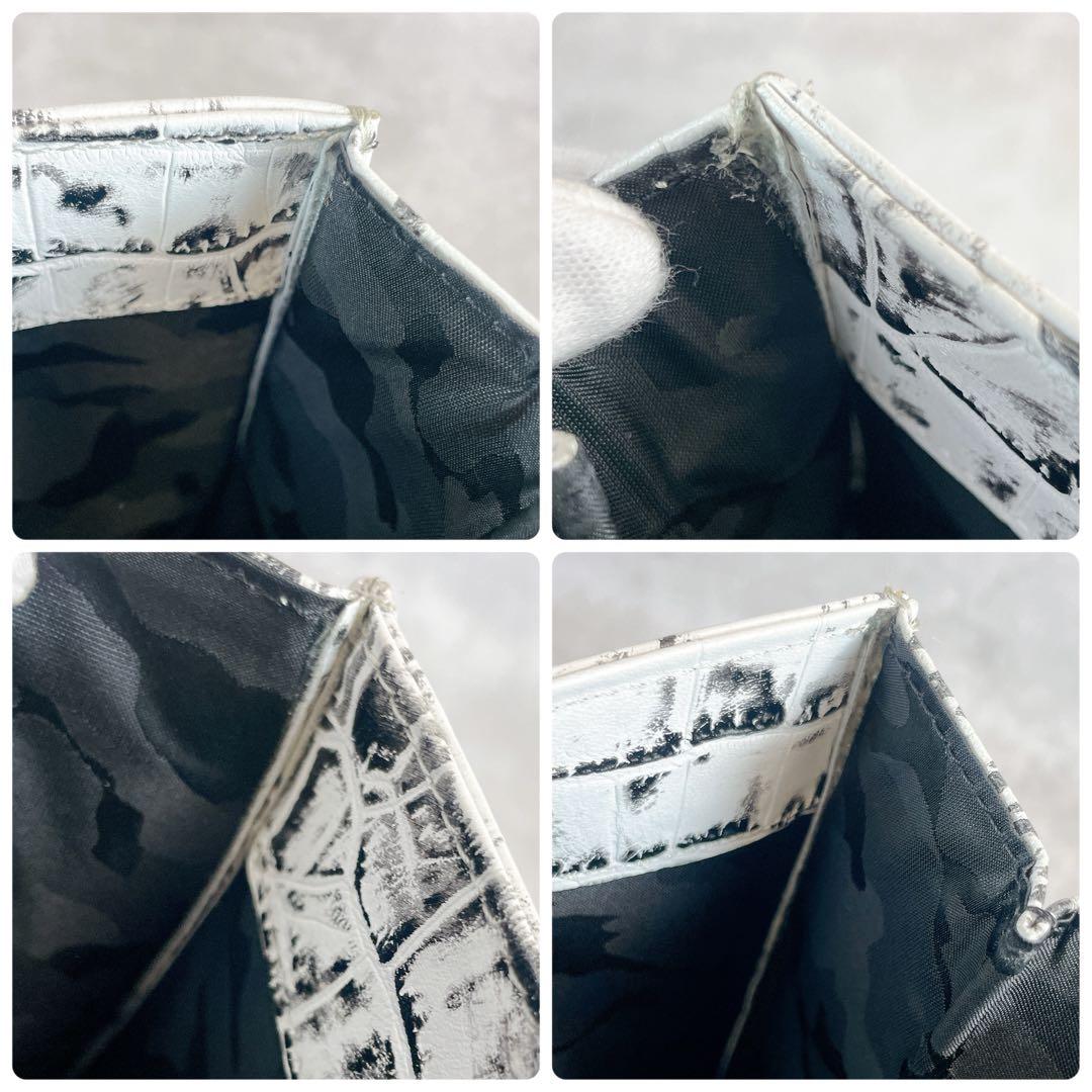 専　bajolugo バジョルゴ　バッグ　鞄　ミニトートバッグ　クロコ型押し