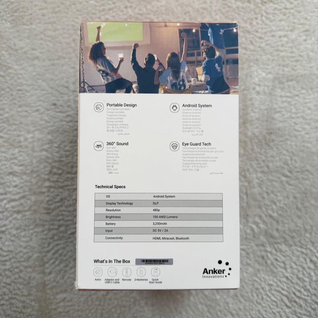 Anker Nebula Astro ポケットシネマ プロジェクター 付属品完備