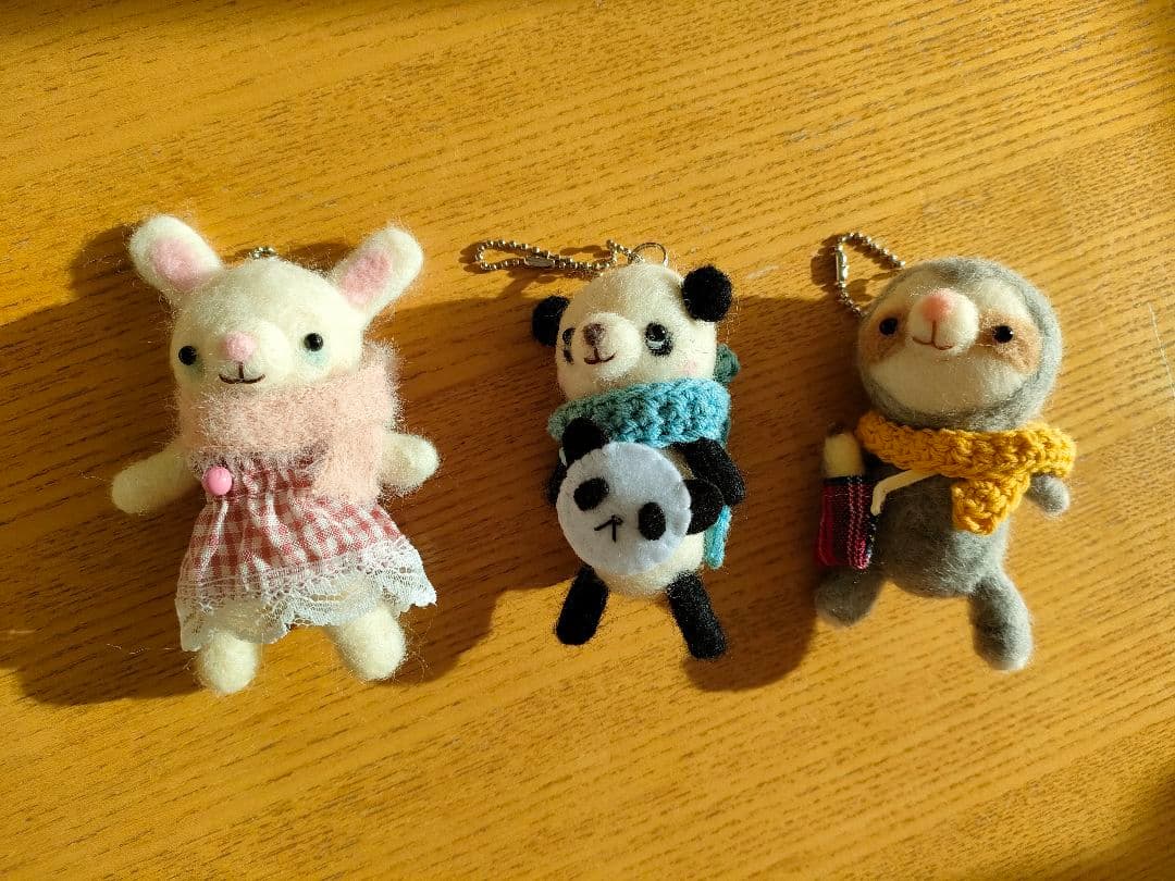 羊毛フェルト　動物 11匹