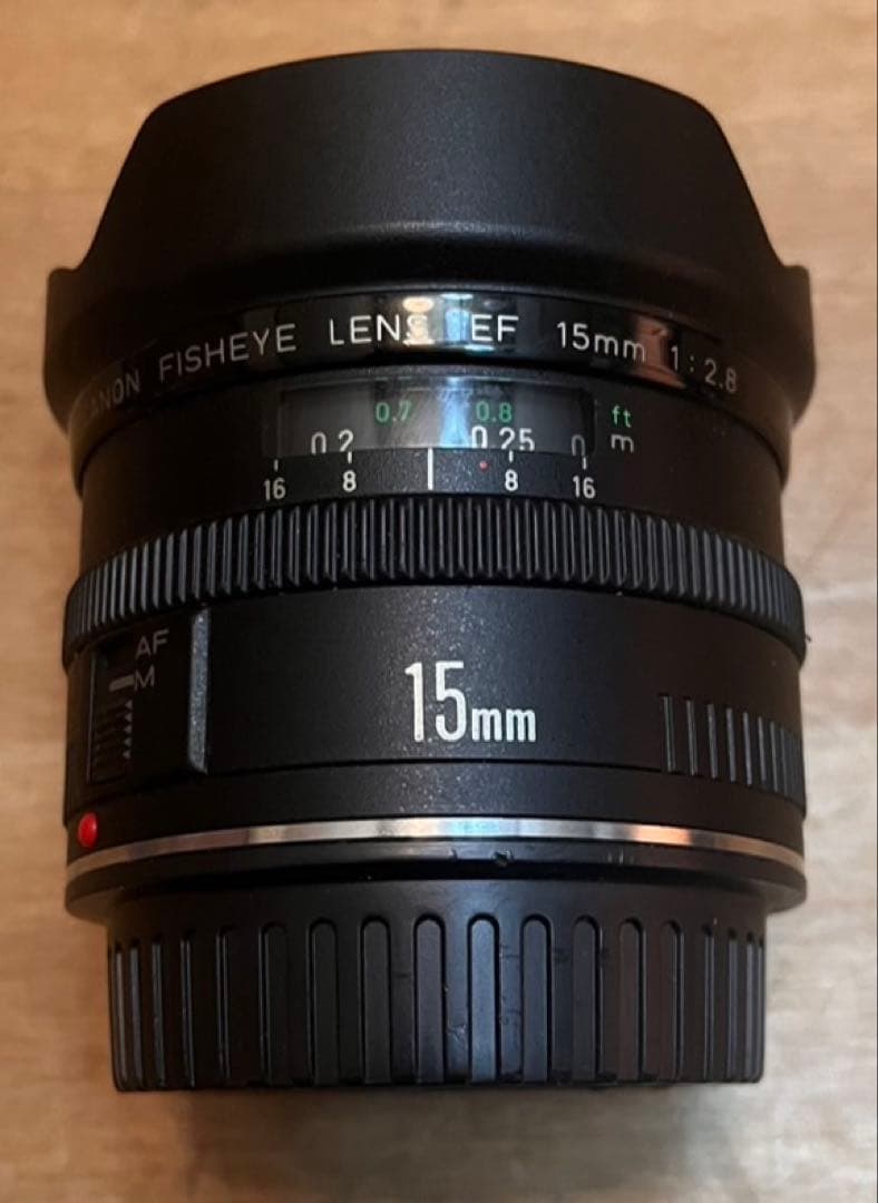 Canon EF 15mm F2.8 フィッシュアイレンズ