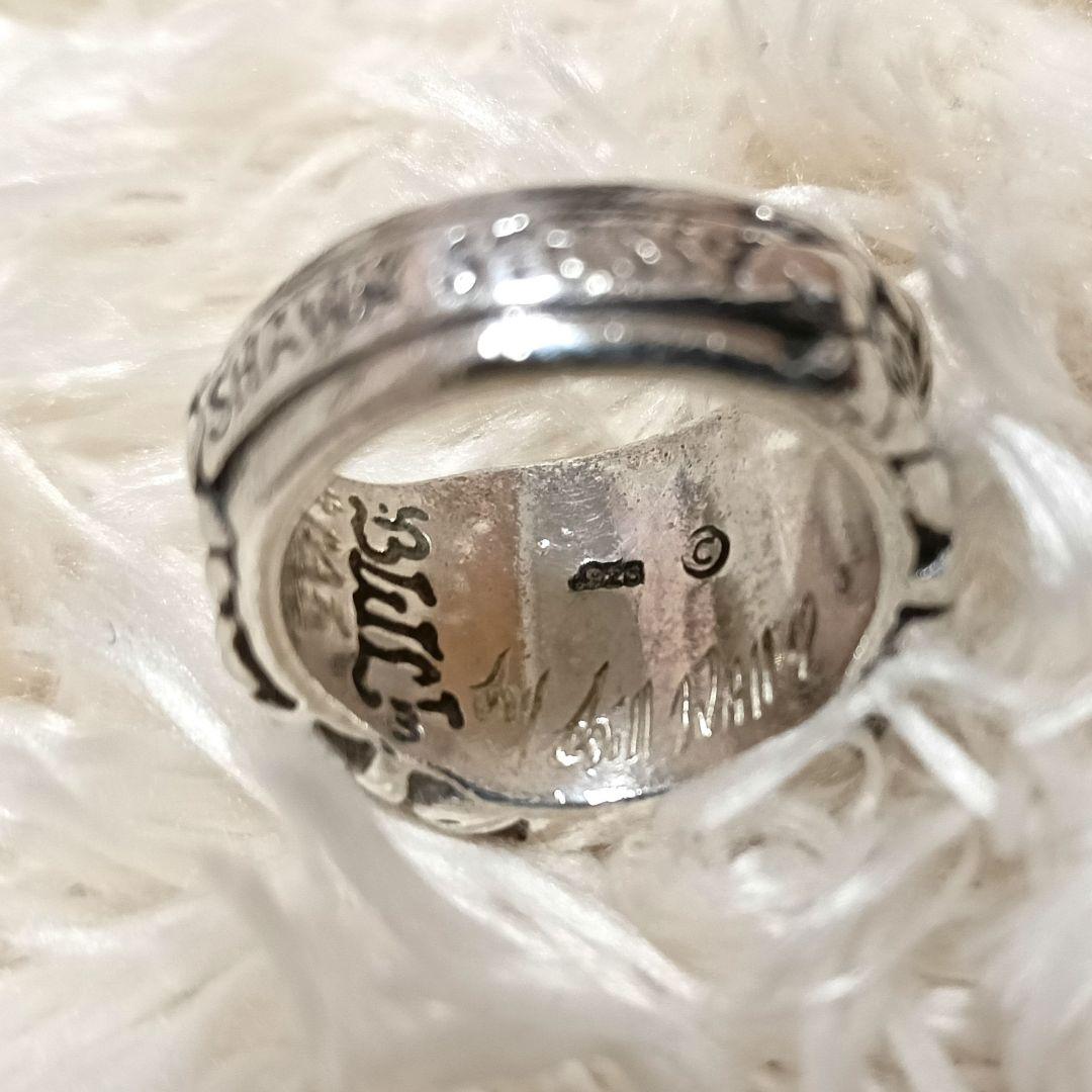 S/DOUBLE BILL WALL LEATHER シルバーリング