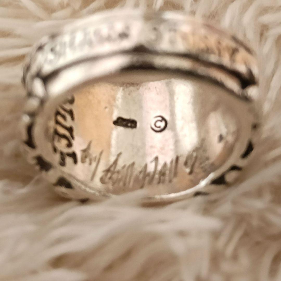 S/DOUBLE BILL WALL LEATHER シルバーリング