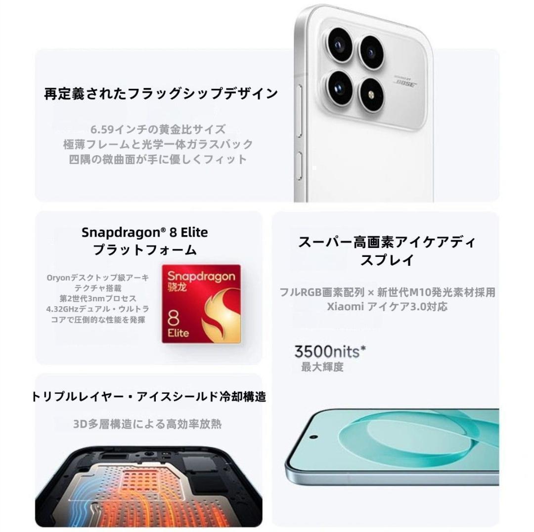 【新品未開封】REDMI K90 16GB/1TB 中国版