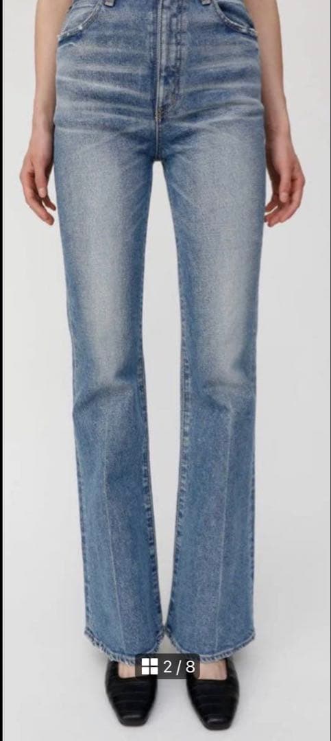 マウジー　MOUSSY MVS FLARE フレアデニム ブルー　24インチ