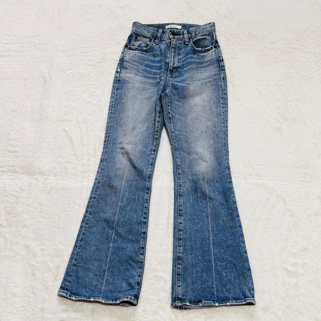 マウジー　MOUSSY MVS FLARE フレアデニム ブルー　24インチ