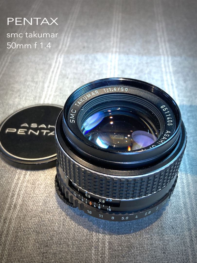 超美品！完動品＊pentax spf＊リザード青&f1.4★作例多数 保証付