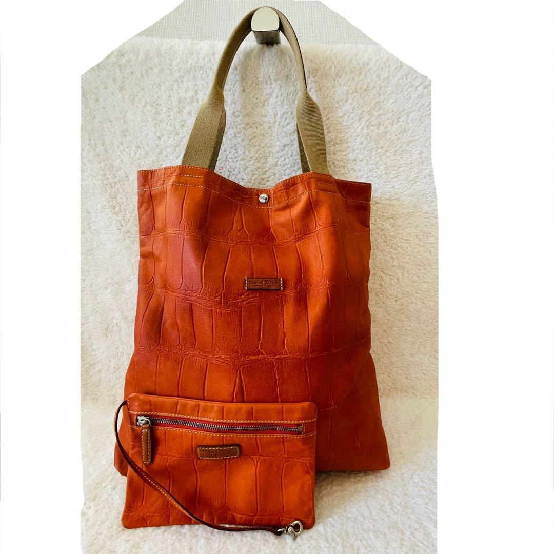 Daniel&Bobトートバッグ 肩掛け 茶色 ビジネストート A4可能