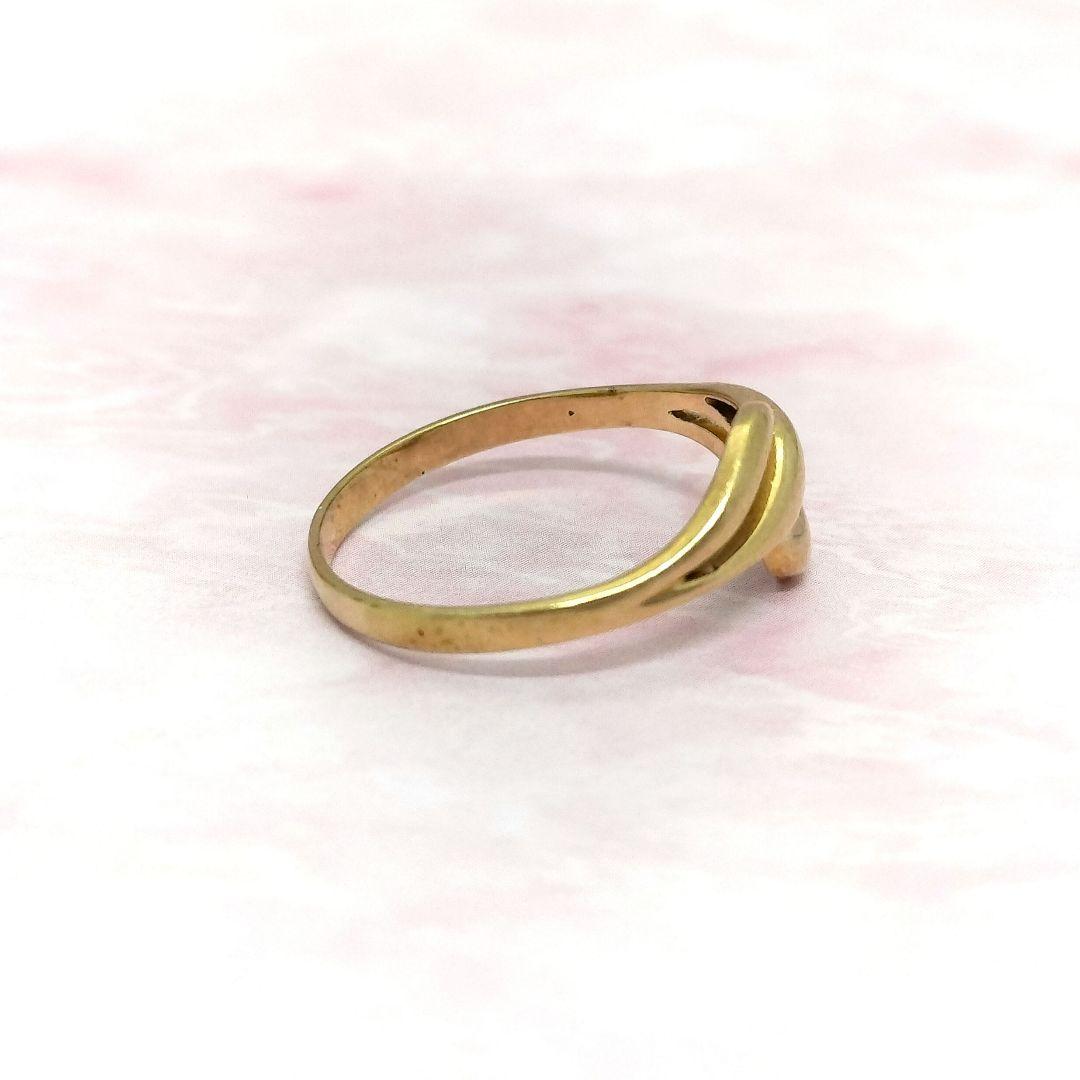 K18 透かし ファッションリング 11.5号 インデックスリング ゴールド