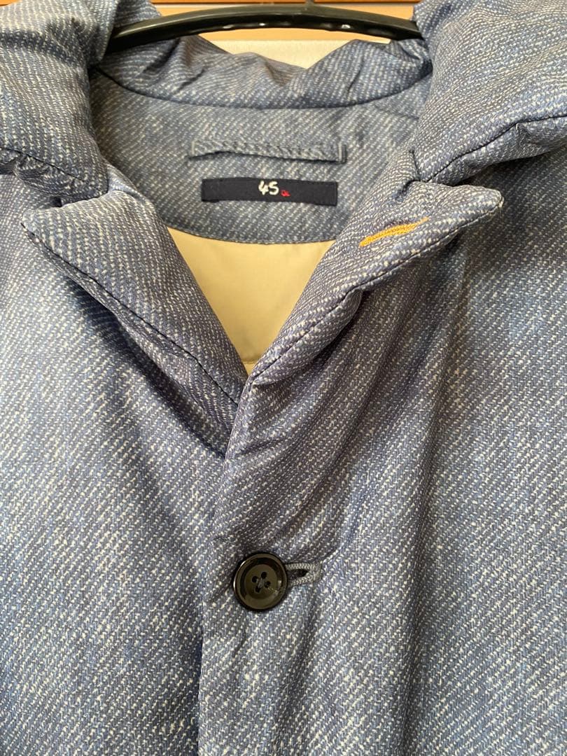 45r中綿入りブルゾン　ブルー