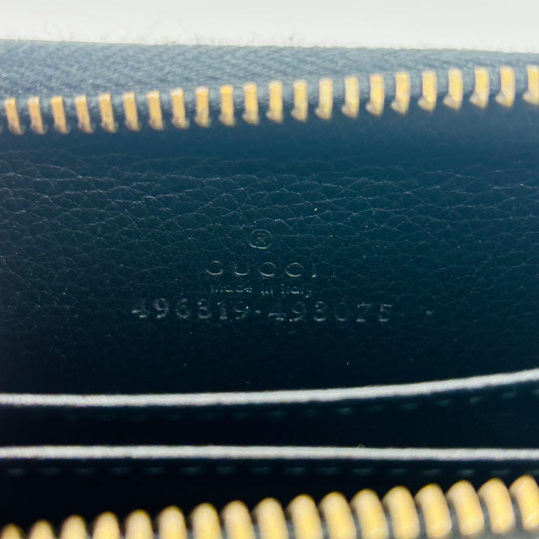 美品 GUCCI グッチ 財布 小銭入れ グッチプリントケース レザー